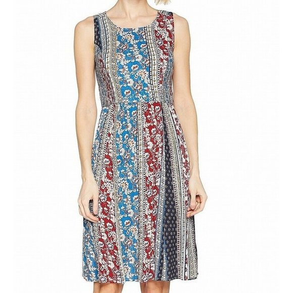 Fat Face Dresses & Skirts - Fat Face Smocked Floral Print Dress - Size 8